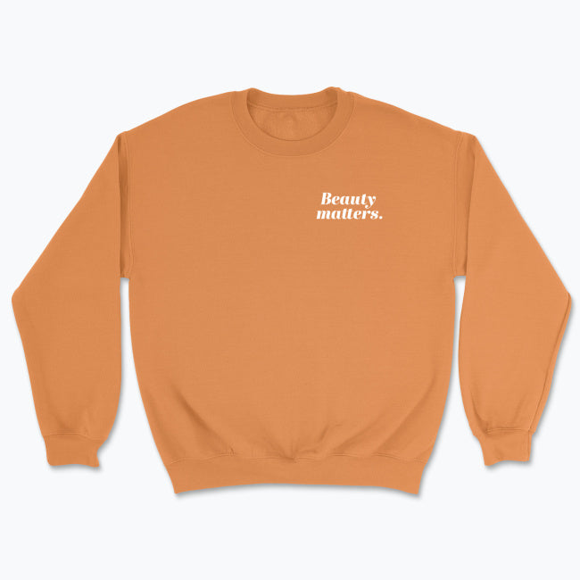 Bluza unisex "Beauty matters."