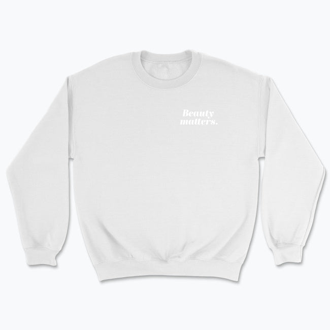 Bluza unisex "Beauty matters."