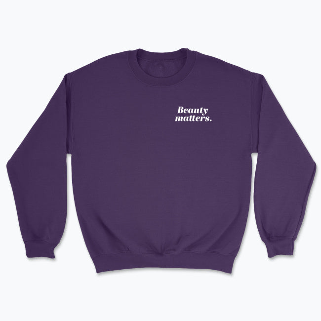 Bluza unisex "Beauty matters."